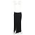 Gonna maxi asimmetrica con zip Ann Demeulemeester in lana nera - vista 4