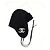 Timeless Cappello trapuntato Chanel in agnello nero shearling - vista 4