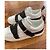 Sneaker V-Punk in pelle bianca e nera Valentino Bianco - vista 4