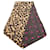Louis Vuitton Leopard Dot Reversible Scarf Brown Pink Beige Silk  ref.2039268