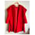 Abrigo estilo capa rojo de Chloé Roja  - vista 3