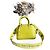 Borsa in pelle Alma Bb Louis Vuitton gialla Giallo