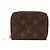 Monedero Zippy Monogram Louis Vuitton Castaño