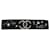 Barrette Chanel Coco Mark 2003 Nera in Resina con Strass Nero  - vista 1