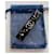 Barrette Chanel Coco Mark 2003 Nera in Resina con Strass Nero  - vista 2
