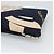 CHANEL Mademoiselle Borsa Tote Canvas Blu Navy CC Auth 110544 - vista 30