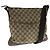 Borsa a Spalla GG Canvas GUCCI Beige Argento 145857 Auth bs21051
