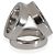 Hermès Palladium Plated Mini Trio Twilly Ring - view 2