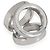 Hermès Palladium Plated Mini Trio Twilly Ring - view 3