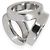 Hermès Palladium Plated Mini Trio Twilly Ring - view 5