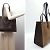 Borsa tote On the Go MM Monogram Louis Vuitton Marrone Marrone scuro - vista 3