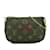 Louis Vuitton Monogram Accessory Pouch Brown Leather Plastic  ref.2040225