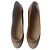 Bailarinas Ralph Lauren de cuero beige