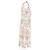 Chanel Beige Seidenblumenkleid - 2000er - Ansicht 3