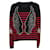 Red Valentino Valentino Bicolor gestreifter Wollpullover - 2000er Schwarz Rot Sand - Ansicht 2