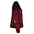 Red Valentino Valentino Bicolor gestreifter Wollpullover - 2000er Schwarz Rot Sand - Ansicht 3
