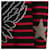 Red Valentino Valentino Bicolor gestreifter Wollpullover - 2000er Schwarz Rot Sand - Ansicht 4