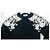 Eric Bompard Kaschmir Pullover Schwarz mit goldener Organza Stickerei - Ansicht 5