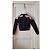 Eric Bompard Kaschmir Pullover Schwarz mit goldener Organza Stickerei - Ansicht 8