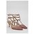Zapatos Caged Rockstud Valentino Garavani en cuero rosa - vista 11