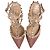 Zapatos Caged Rockstud Valentino Garavani en cuero rosa - vista 5