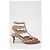 Zapatos Caged Rockstud Valentino Garavani en cuero rosa - vista 8