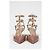 Zapatos Caged Rockstud Valentino Garavani en cuero rosa - vista 9