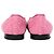 Timeless Bailarinas de punta cap en tweed de algodón con lazo CC de Chanel Rosa - vista 3
