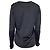 T-shirt a maniche lunghe ricamato Balmain in cotone nero - vista 4