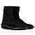 Stivali Chelsea Balenciaga in suede nero - vista 4