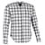 Saint Laurent Checked Button-Down Shirt in Grey Cotton  ref.2040865