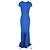 Abito Maxi V-Neck Valey di Roland Mouret in Viscosa Blu - vista 6