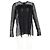 Blusa de poliéster preta com renda Chloé Preto - vista 4