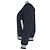 Sandro Paris Striped Varsity Jacket in Navy Blue Polyester - view 2