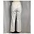 Pantaloni dritti Hermès in cotone bianco Crudo - vista 8