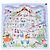 Sciarpa Hermès La Maison des Carrés 90 cm in seta multicolore - vista 2