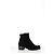 Botines Stuart Weitzman de ante negro - vista 7