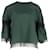  Sacai Belted Sleeve Blouse in Green Cotton Olive green  ref.2040962