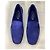 Mocassini Slip-On Tod's in Suede Blu - vista 12