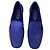 Mocassini Slip-On Tod's in Suede Blu - vista 5