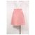 Falda Mini A-Line Valentino Garavani en lino rosa Castaño - vista 5