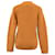 Hermès Strickpullover mit Stehkragen aus brauner Wolle Rot - Ansicht 3