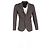 Blazer de un botón Comme Des Garcons en lana marrón - vista 4