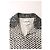 Timeless Jaqueta zíper Chanel com bolinhas em tweed de algodão preto e branco - vista 10