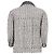 Timeless Jaqueta zíper Chanel com bolinhas em tweed de algodão preto e branco - vista 3