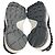 Nike Air Footscape Woven Sneakers aus schwarzem Ponyhaar - Ansicht 6