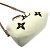 Borsa Louis Vuitton Speedy Bandoulière 25 Marrone Bianco - vista 3