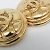 Orecchini vintage a clip COCO Mark Matelassé di Chanel D'oro - vista 4