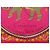 Hermès NOVE FULAR HERMES CAPARACONS DALLA FRANCIA E DALL'INDIA FULAR IN SETA 90 Fuschia - vista 6