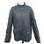 Hermès HERMES COAT JACKET BUTTONS SADDLE STUDS 54 L IN LEATHER Dark grey